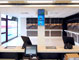 Allestimento bancone accettazione scommesse con impianto multimediale